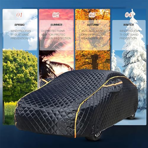 Hail Protector Truck Cover, Compatible with Ford F150 250/Chevy Silverado/GMC Sierra/Dodge Ram 1500/Toyota Outdoor Waterproof Car Cover All Weather, Fit Truck Length Up to 242"