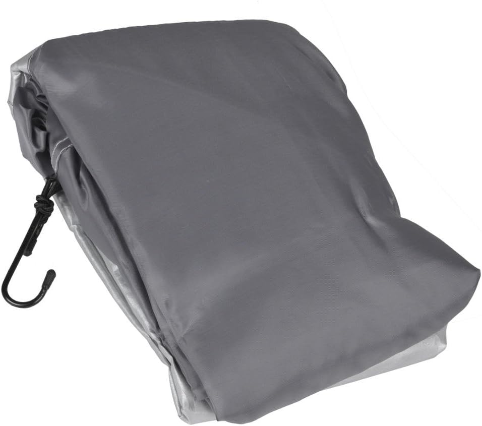 Motor Trend Motorcycle Cover Waterproof Outdoor, Heavy Duty Motorcycle Cover for Harley Davidson Cruiser Adventure Sportbikes Scooter Moped, Winter Storage UV Rain Dirt Heat Snow - 80L x 35W x 47H