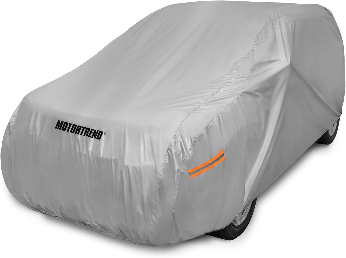 Motor Trend SafeKeeper Heavy Duty Car Cover Waterproof All Weather, Multi-Layered Truck SUV Car Cover for Snow Rain Sun UV Protection, Full Exterior Car Covers for Automobiles (Fits up to 210" Length)