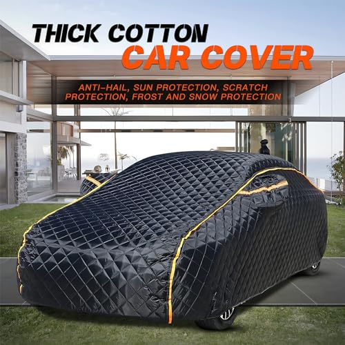 Hail Protector Truck Cover, Compatible with Ford F150 250/Chevy Silverado/GMC Sierra/Dodge Ram 1500/Toyota Outdoor Waterproof Car Cover All Weather, Fit Truck Length Up to 242"