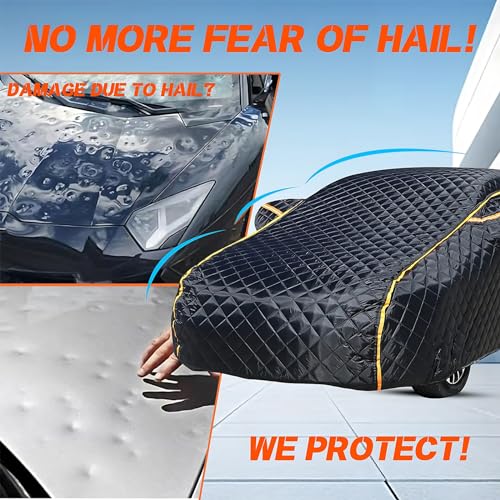 Hail Protector Truck Cover, Compatible with Ford F150 250/Chevy Silverado/GMC Sierra/Dodge Ram 1500/Toyota Outdoor Waterproof Car Cover All Weather, Fit Truck Length Up to 242"