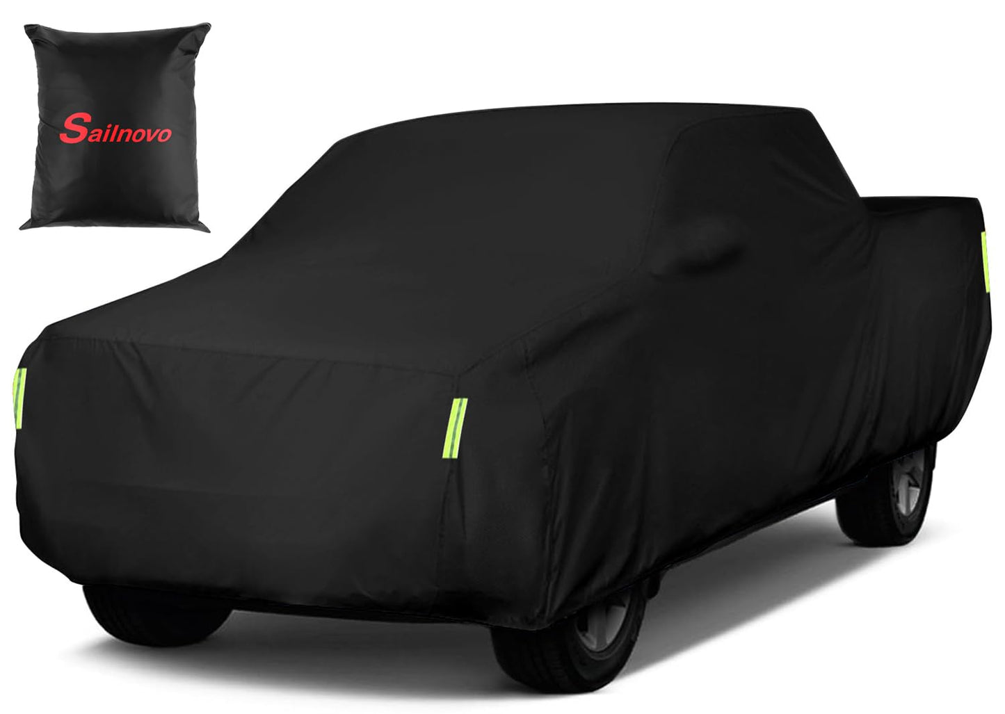 Sailnovo Car Cover Waterproof All Weather,7 Layers Heavy Duty Outdoor Full Car Cover, Snowproof Rainproof Windproof Sun UV Protection (PE+Cotton,A7 Fit Hatchback-Length (Up to 177"))