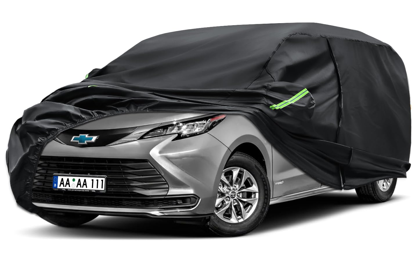 Sailnovo Car Cover Waterproof All Weather,7 Layers Heavy Duty Outdoor Full Car Cover, Snowproof Rainproof Windproof Sun UV Protection (PE+Cotton,A7 Fit Hatchback-Length (Up to 177"))