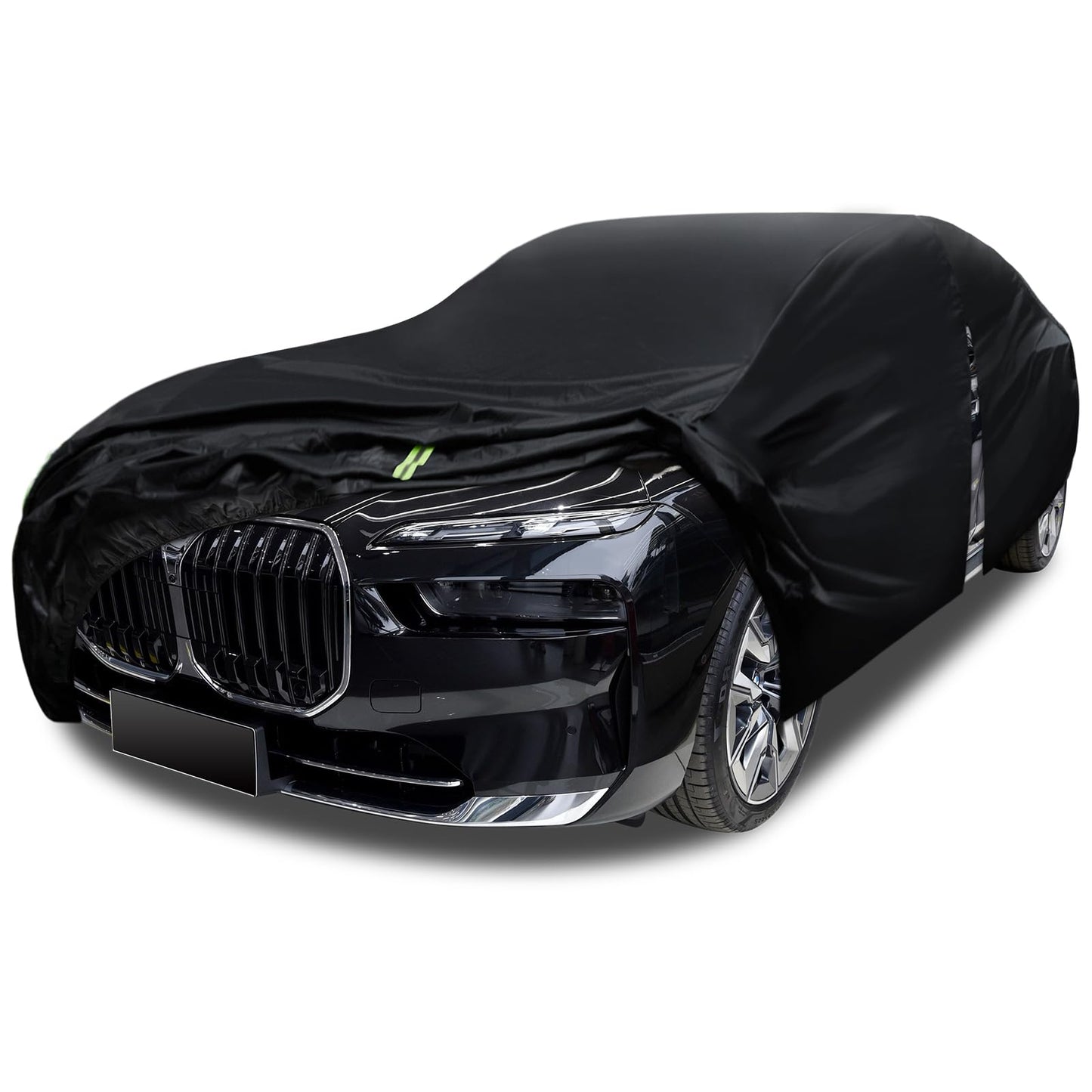 6 Layers SUV Car Cover Waterproof All Weather for Automobiles, Size A5 with Zipper & Cotton Universal Fit for Buick Encore, Chevrolet Trax, Ford Escape (Up to 181inch), Silver