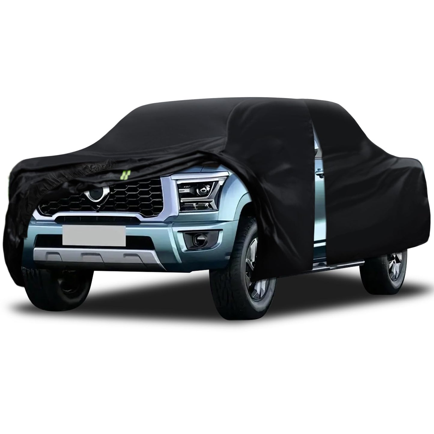 6 Layers SUV Car Cover Waterproof All Weather for Automobiles, Size A5 with Zipper & Cotton Universal Fit for Buick Encore, Chevrolet Trax, Ford Escape (Up to 181inch), Silver