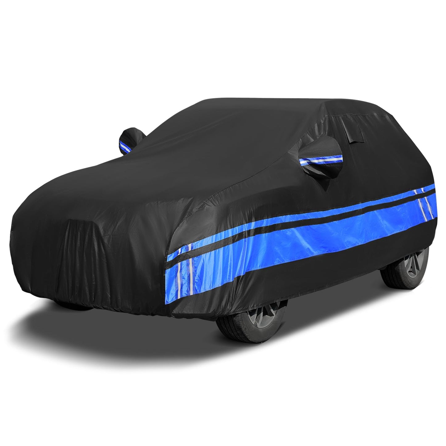 10-Layer for Jeep Covers Waterproof 2 Door All Weather for Automobiles, Outdoor for Jeep Cover with Rain Snow Sun UV Protection, Universal Fits for Jeep Wrangler Cover TJ YJ CJ JK JL