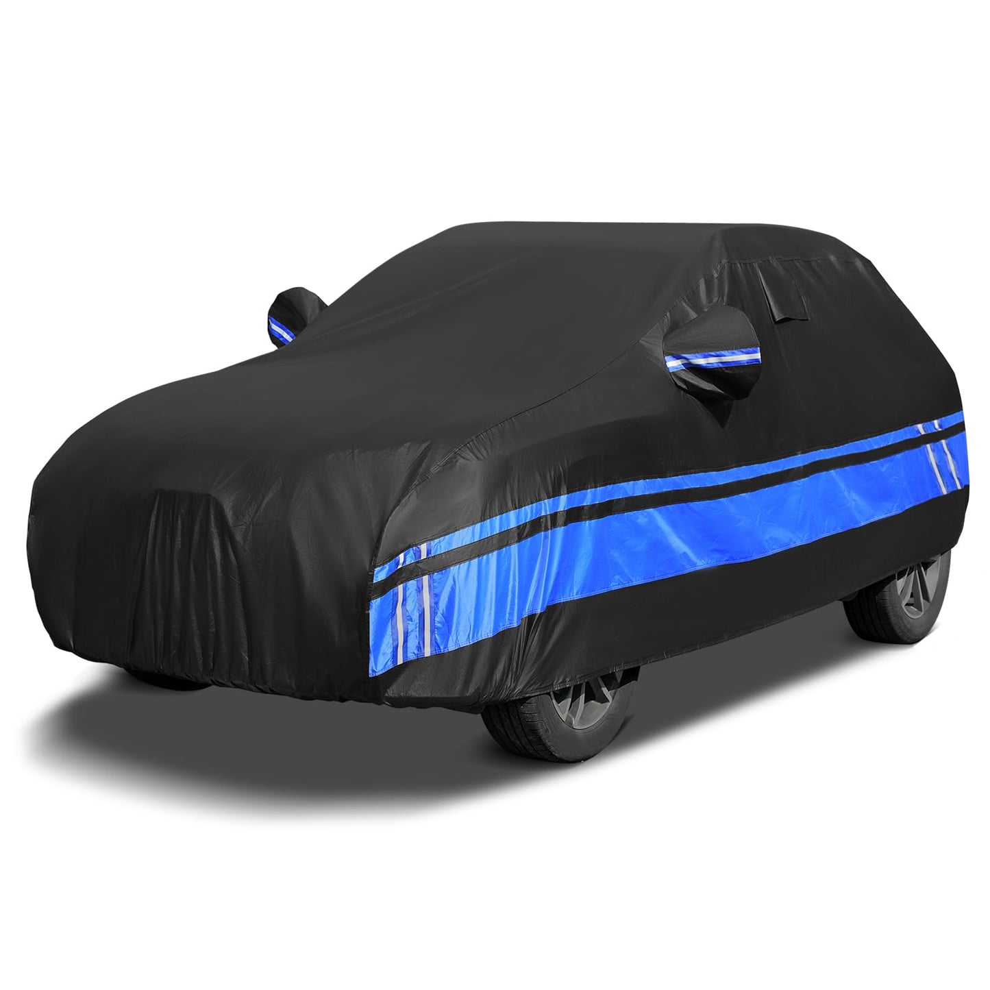 10-Layer for Jeep Covers Waterproof 2 Door All Weather for Automobiles, Outdoor for Jeep Cover with Rain Snow Sun UV Protection, Universal Fits for Jeep Wrangler Cover TJ YJ CJ JK JL