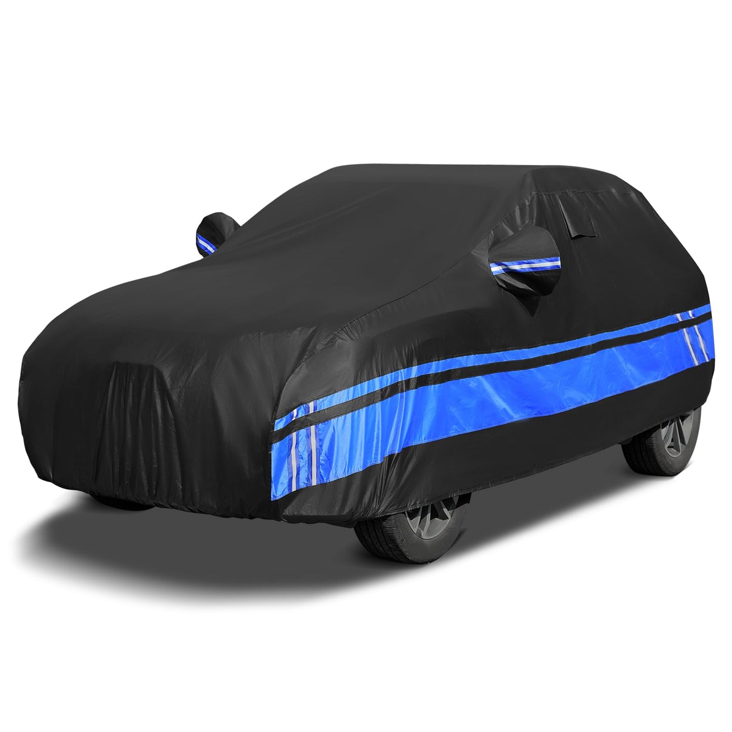 10-Layer for Jeep Covers Waterproof 2 Door All Weather for Automobiles, Outdoor for Jeep Cover with Rain Snow Sun UV Protection, Universal Fits for Jeep Wrangler Cover TJ YJ CJ JK JL