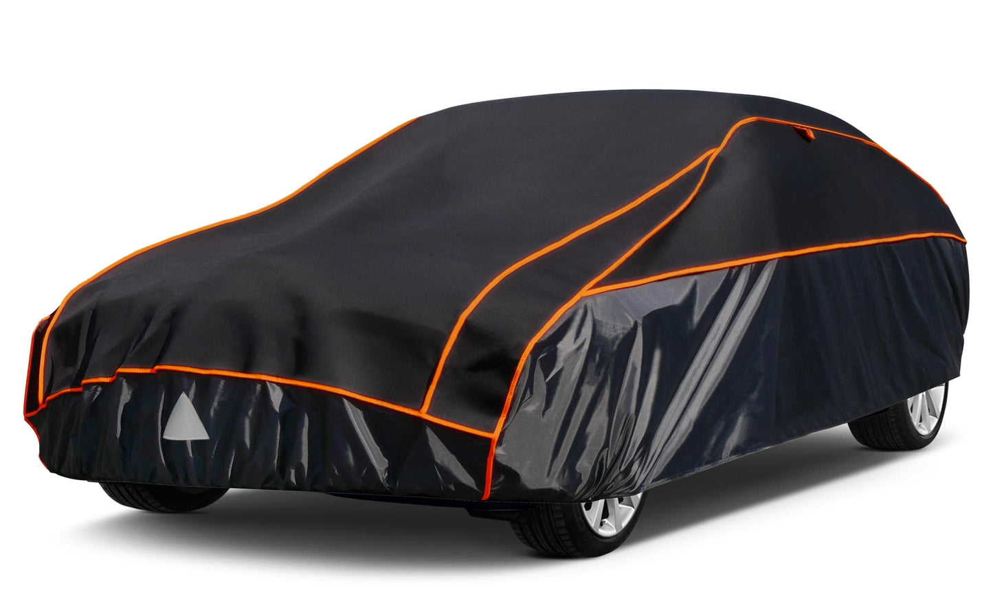 Kayme Hail Protector Car Cover,Anti Hail Thickened Multi-Layered EVA Car Cover Waterproof All Weather with Wind Straps, Outdoor Hail Protection Cover, Fit Sedan/Coupe-Length (194 to 208 Inch)