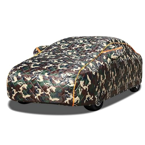Hail Protector Truck Cover, Compatible with Ford F150 250/Chevy Silverado/GMC Sierra/Dodge Ram 1500/Toyota Outdoor Waterproof Car Cover All Weather, Fit Truck Length Up to 242"
