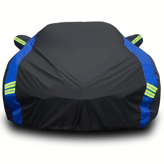 Car Cover Waterproof All Weather for Automobiles, Outdoor Heavy Duty Full Exterior Covers for Sedan(194"-208")