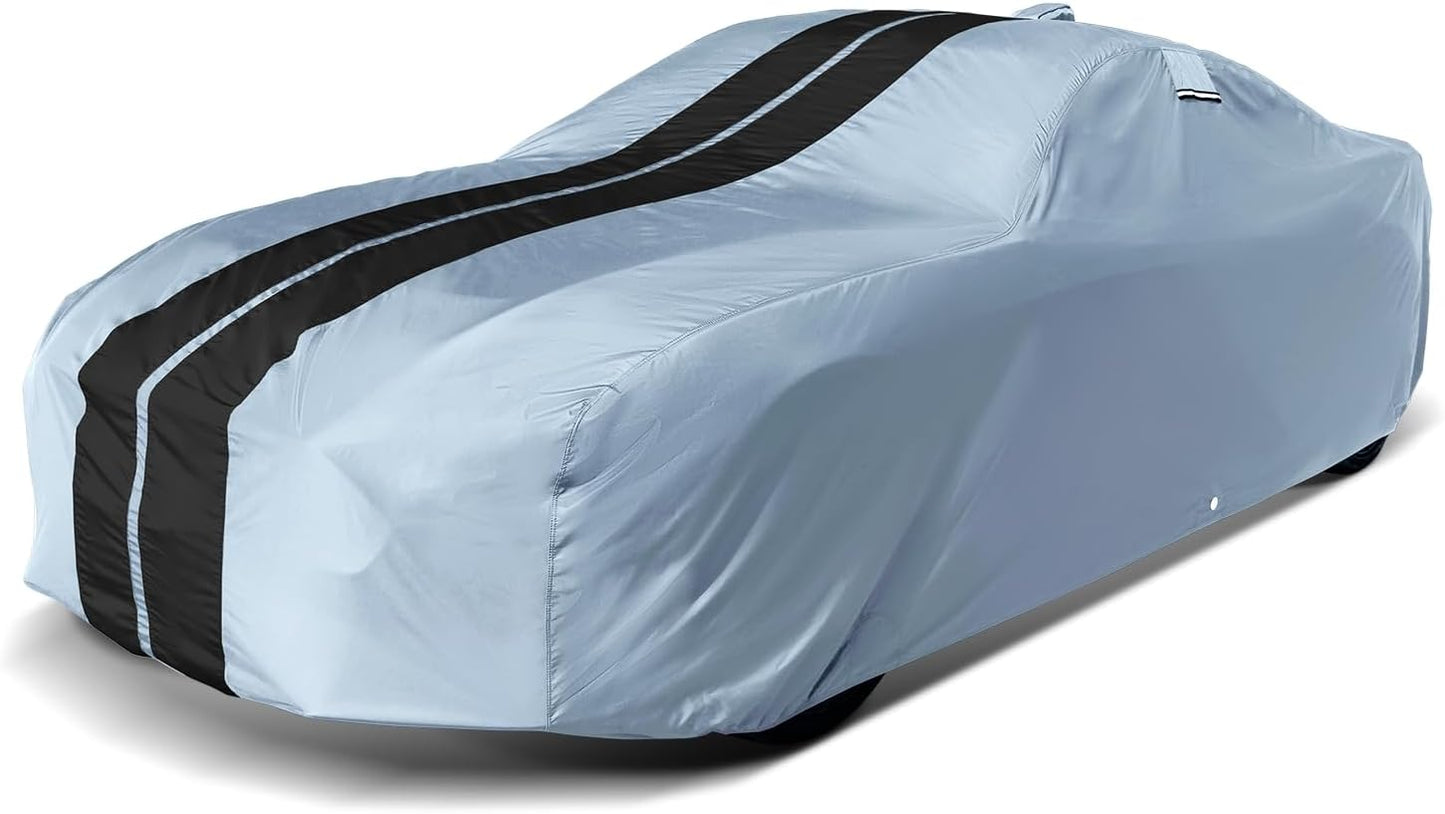 iCarCover 100-Layer Premium Truck Car Cover Waterproof All Weather, Rain Snow UV Protection Full Car Covers, F-150, Ram 1500, Silverado 1500, Sierra 1500, Tundra, Size T84 (See Size Chart)