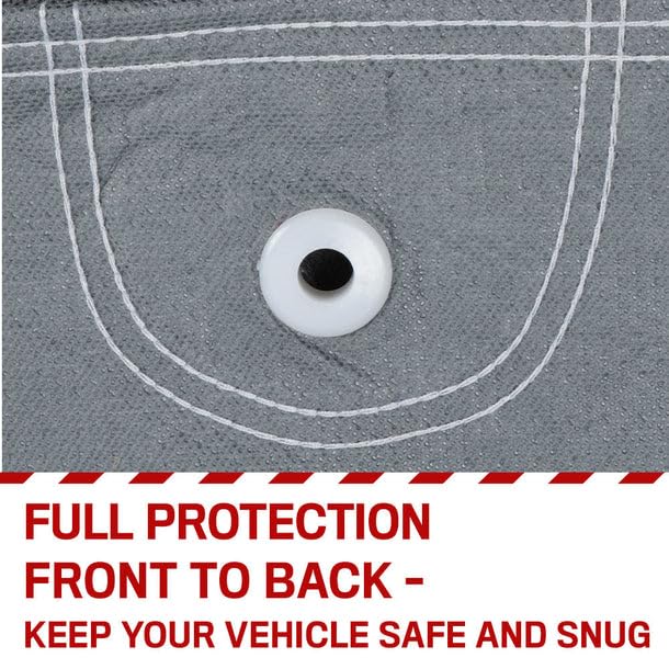 Motor Trend Breathable Lightweight Car Cover, Anti-Moisture Build-Up Water-Resistant Scratch-Resistant Travel-Friendly, Universal Fit for Cars SUVs Trucks Vans All-Weather Outdoor/Indoor, (L) 190" L