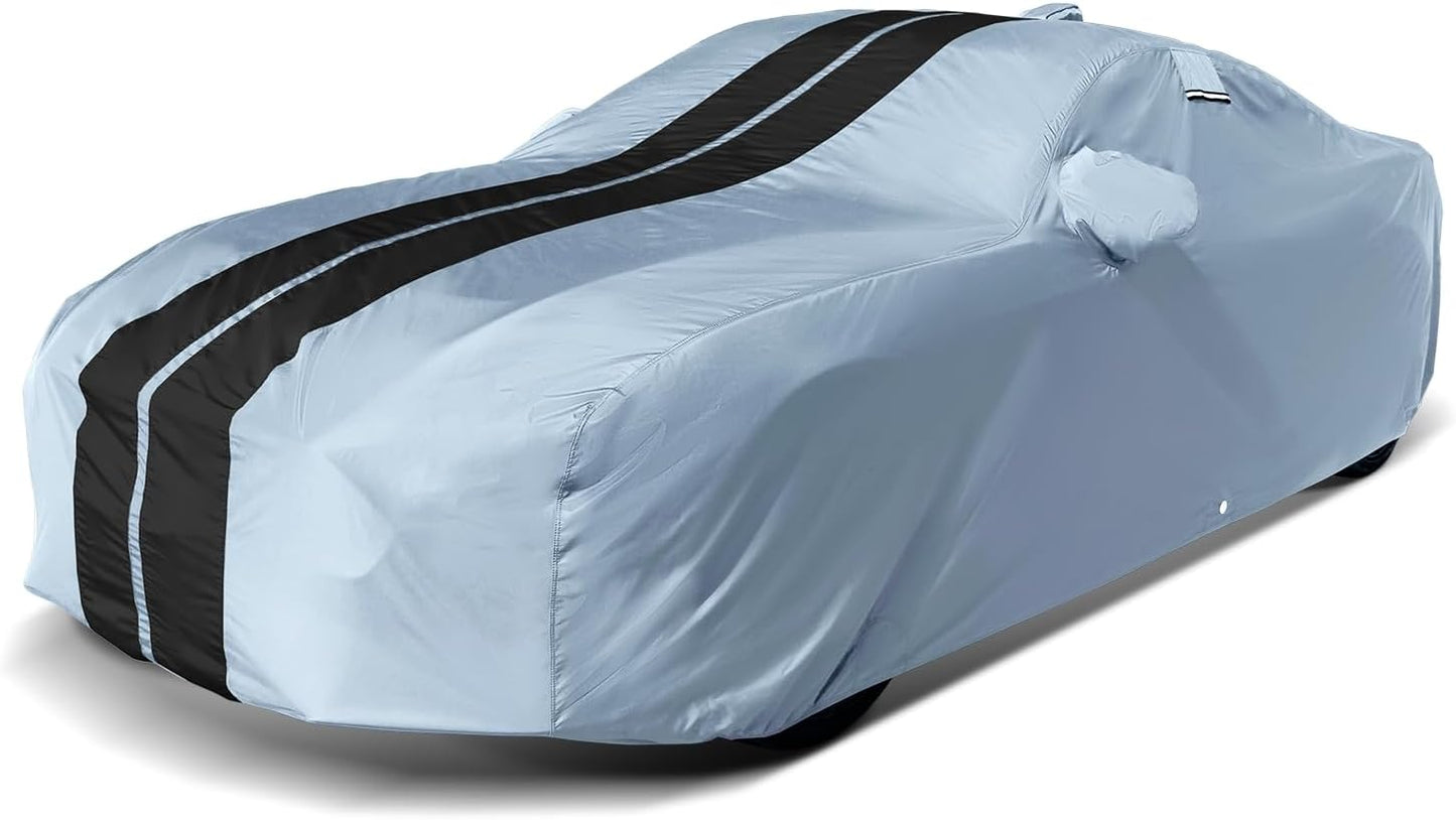 iCarCover 100-Layer Premium Truck Car Cover Waterproof All Weather, Rain Snow UV Protection Full Car Covers, F-150, Ram 1500, Silverado 1500, Sierra 1500, Tundra, Size T84 (See Size Chart)