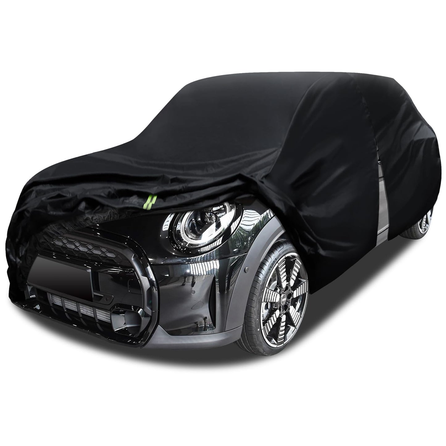 6 Layers SUV Car Cover Waterproof All Weather for Automobiles, Size A5 with Zipper & Cotton Universal Fit for Buick Encore, Chevrolet Trax, Ford Escape (Up to 181inch), Silver
