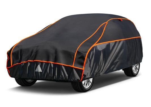 Kayme Hail Protector Car Cover，Anti Hail Thickened Multi-Layered EVA Car Cover Waterproof All Weather with Wind Straps, Outdoor Hail Protection Cover, Fit Sedan/Coupe-Length (194 to 208 Inch)
