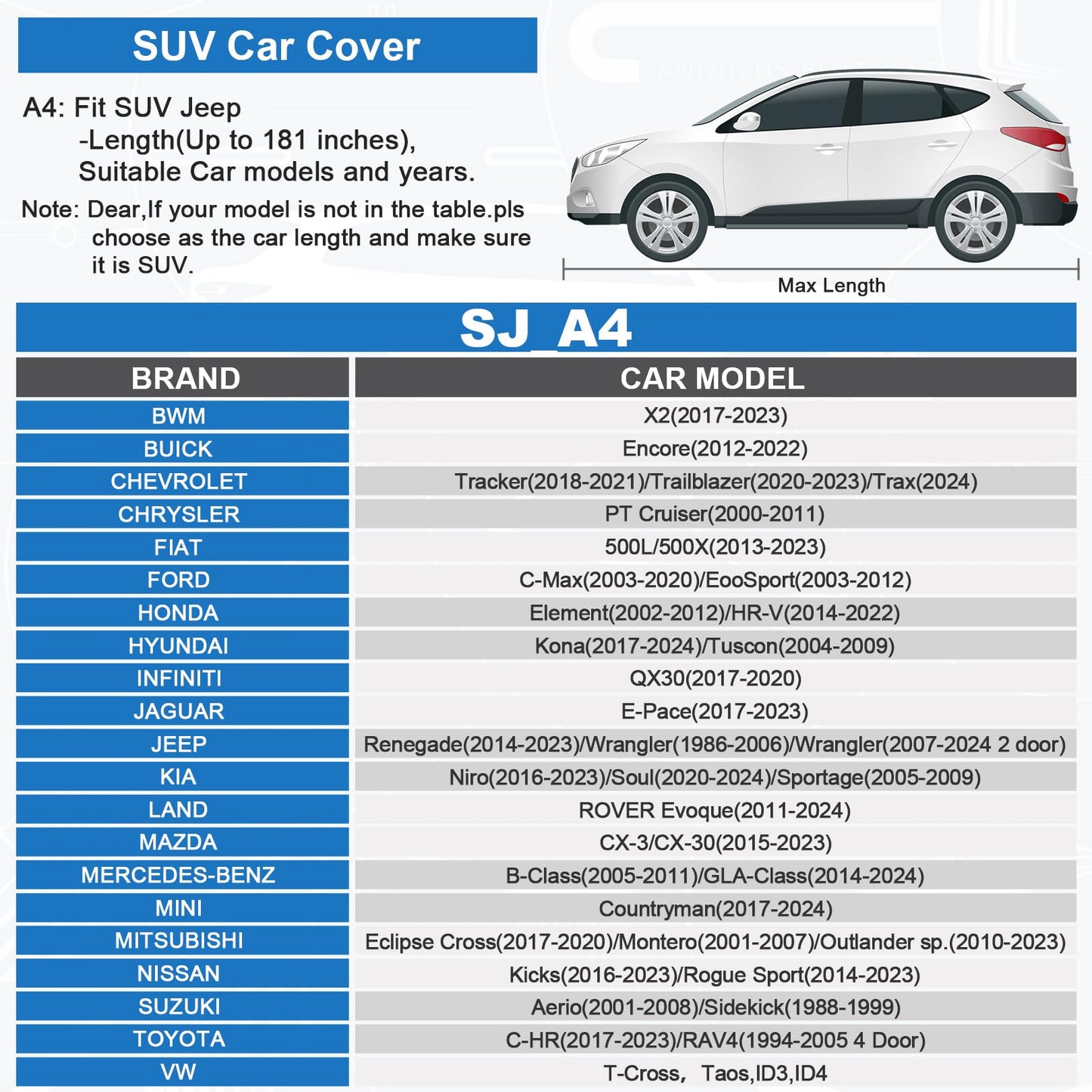 Sailnovo Car Cover Waterproof All Weather,7 Layers Heavy Duty Outdoor Full Car Cover, Snowproof Rainproof Windproof Sun UV Protection (PE+Cotton,A7 Fit Hatchback-Length (Up to 177"))