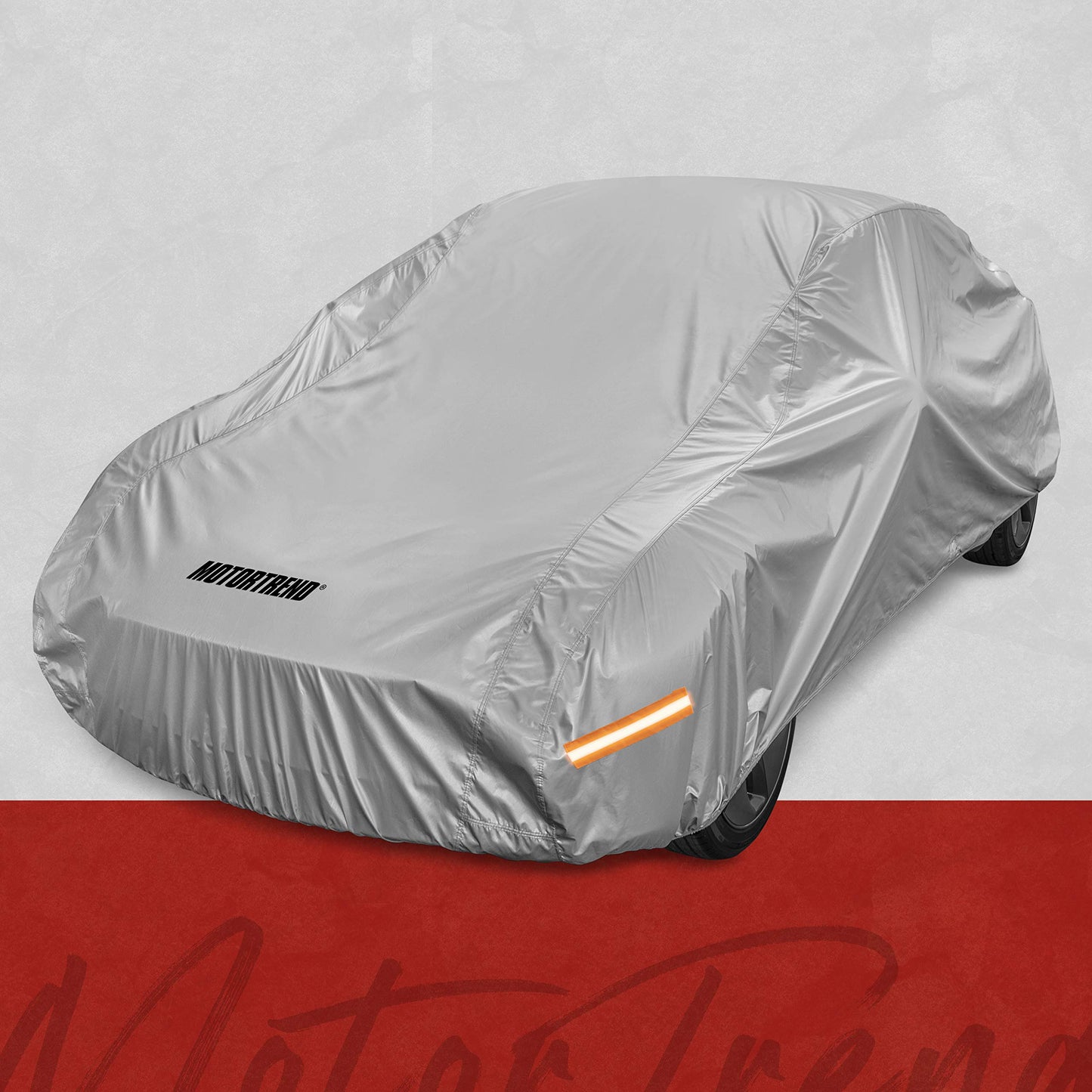 Motor Trend SafeKeeper Heavy Duty Car Cover Waterproof All Weather, Multi-Layered Truck SUV Car Cover for Snow Rain Sun UV Protection, Full Exterior Car Covers for Automobiles (Fits up to 210" Length)